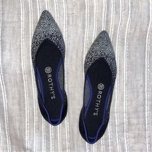 Rothy’s The Point in Slate Metallic